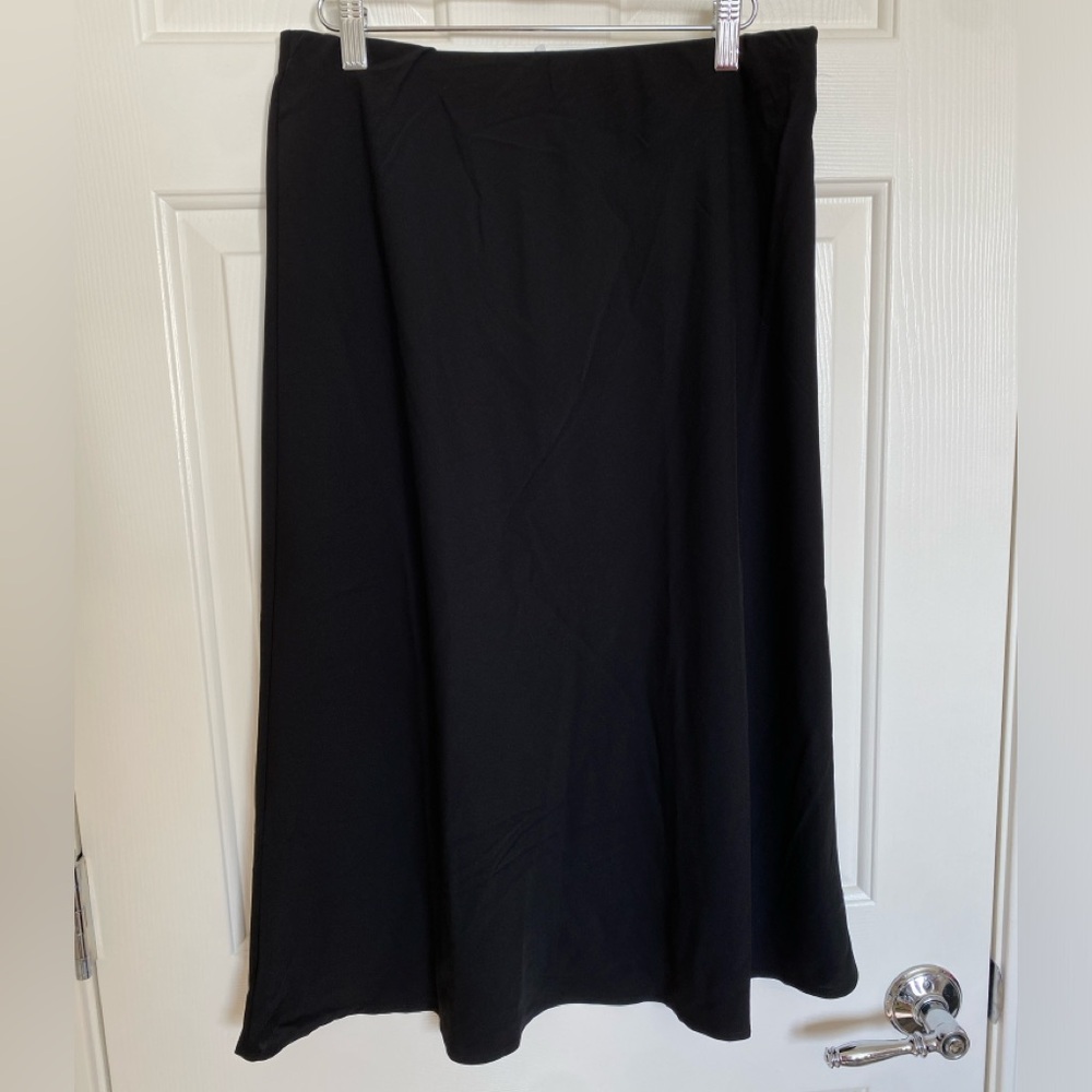 Classic Black A-Line Women's Skirt